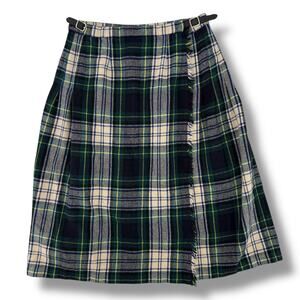 Laird Portch Of Scotland Tartan Plaid Wool Kilt Skirt Size Small 26"